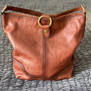 Frye Leather Ring Hobo